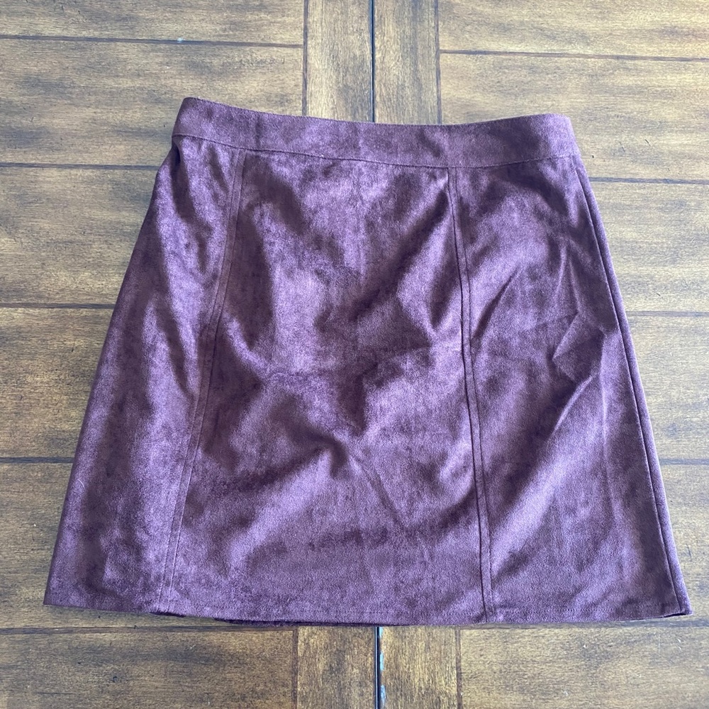 Button Up Mini Skirt - Picture 3 of 4
